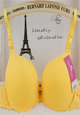 Sharp Yellow Convertible Luxury Seamless Padded Bra FRENCH DAINA