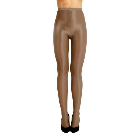 Silk Reflections beige Control Top Pantyhose French Daina