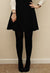 Silkona Wonderful Illusion Of Black Knee High Stockings snazzyway
