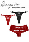 Snazzy Honeymoon Personalized Panties Pack snazzyway