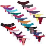 Variety panties thong pack assorted 6 pack FRENCH DAINA