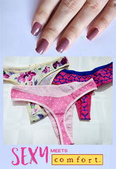Snoopy Cutesy Colorful Cotton Thongs (Pk Of 2) snazzyway