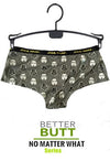 Star Wars Bold Grey Cotton Hipster Panty snazzyway