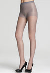 Cotton Full Support Control Top Reinforced Toe Pantyhose snazzyway