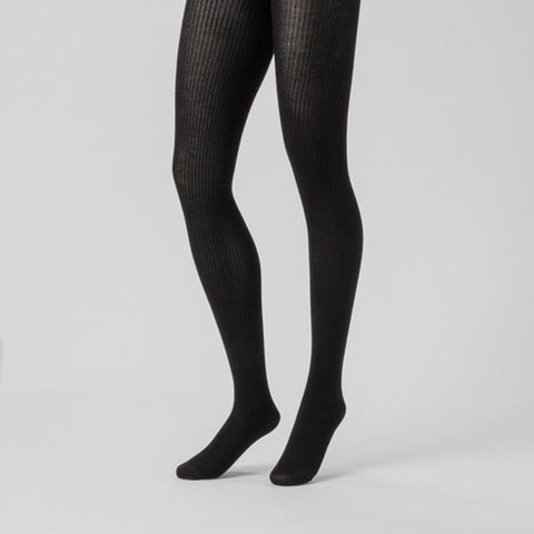 Target Navy Blue Ribbed Tights snazzyway