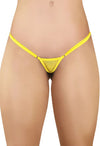 Tazziedevils Yellow Eco Friendly Erotic String Panty snazzyway