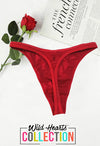 Triumph Maroon Fitted Hi-Waist Thong snazzyway