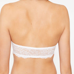 Undiz White Lace Bandeau Bra FRENCH DAINA