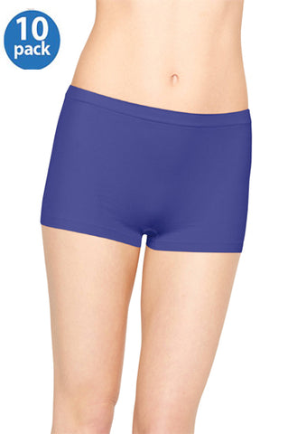 Unisex Beyond Soft Boyshorts Pack Of 10 snazzyway