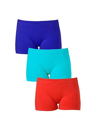 Unisex Invisible Boyshort Briefs Pack Of 3 snazzyway