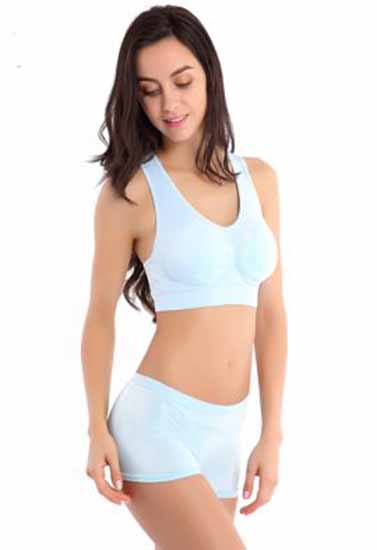 New Running Seamless Padded Sporty Set FRENCH DAINA