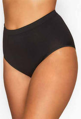 Simone's Plus Size Cotton Hipster Black Panty FRENCH DAINA