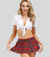 Babydoll's School Costume Set snazzyway