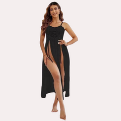 Romantic Black Babydoll Nightwear snazzyway