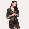 Soft &amp; Lightweight Transparent Lace Robe snazzyway