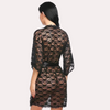 Soft &amp; Lightweight Transparent Lace Robe snazzyway