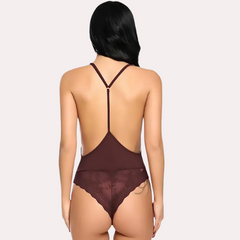 Chic and Comfy Sheer Nightwear Bodysuit snazzyway