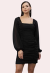 Stylish Black One-Piece Outfit for Women snazzyway