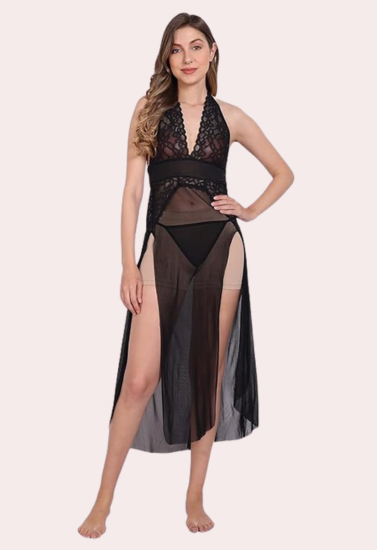 Sensual Mesh Nightgown for Women snazzyway