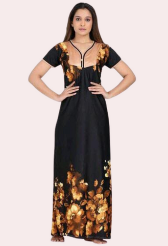 Satin Maxi Nightgown for Women snazzyway