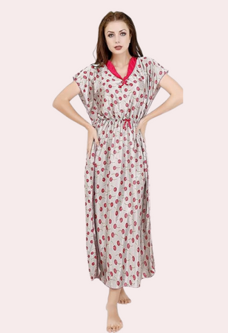 Luxurious Satin Maxi Sleepwear for Women snazzyway