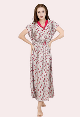 Luxurious Satin Maxi Sleepwear for Women snazzyway