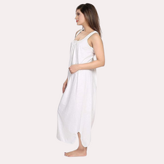 Comfortable Maxi Cotton Nighty Gown snazzyway