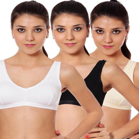 Value Pack Of Padded Sports Bra snazzyway