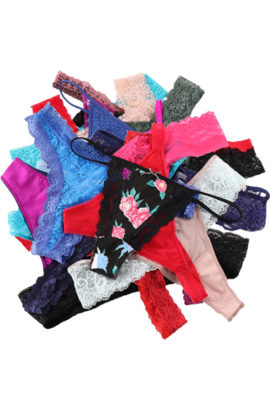 Variety panties thong pack assorted 6 pack FRENCH DAINA