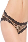 Very Sexy Scalloped Lace Cheetah Print Brief(sold out) snazzyway