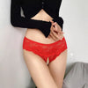 Very sexy Red crotchless lace panties snazzyway