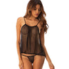♥Very sexy Fully See Through Black Seductive Lingerie FRENCH DAINA