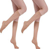 Voilai knee high sheer nude color stocking snazzyway