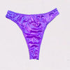 Wet Look Purple Tanga Thong (Sold Out) snazzyway