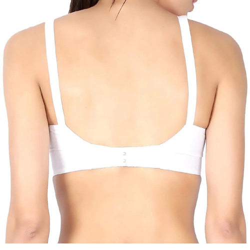 White Pure Cotton Bra for hot and humid Indian weather freeshipping -  French Daina