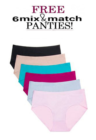 Wholesale Lot Of 6 Colorful Pushup Bras With Mix &amp; Match Panties FRENCH DAINA