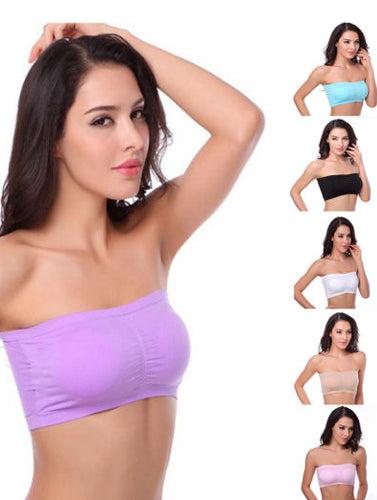 Wholesale Lot Of Six Premium Tube Bra