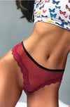 Ladies Hot G-string Ribbon Underwear snazzyway