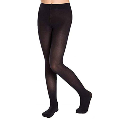 Women  black semi  pantyhose tights snazzyway