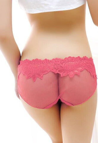 Women's Seamless Thongs Lace Briefs Panties snazzyway