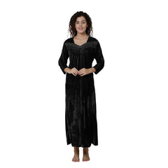 Women's Soft & Comfortable Black Nightgown snazzyway