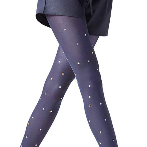 Zephyrs Shinny Studs Polka Dot Designer Tights (Sold Out) snazzyway