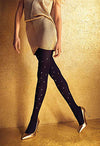 Zephyrs Shinny Studs Polka Dot Designer Tights (Sold Out) snazzyway