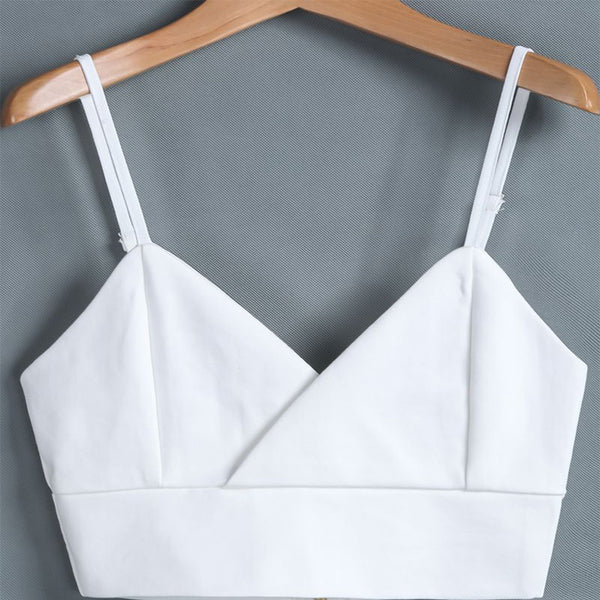 Pure Cotton White Bralette FRENCH DAINA