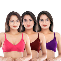 Clearance sale Pack of 10 cotton summer bras FRENCH DAINA