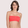 Sexy Coral Red Tube Bandeau Bra Top for Her snazzyway