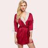 Women&#39;s Solid Finish Robe for Hot Nights snazzyway