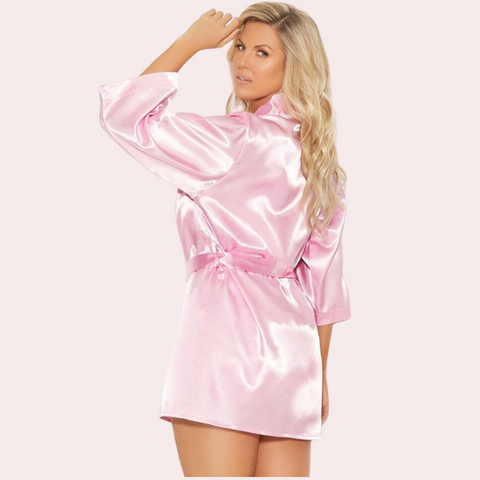 Women's Silk Robe for Intimate Nights & Daywear Glam snazzyway