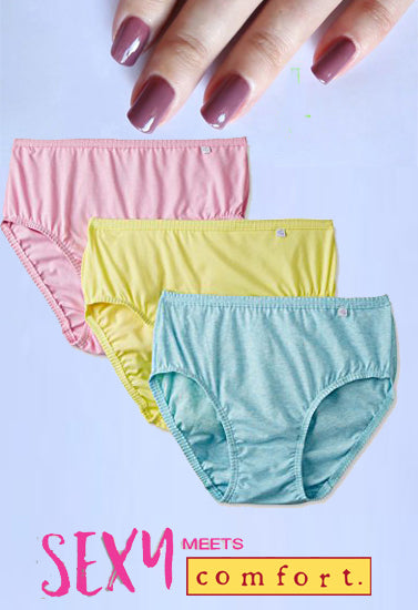 Comfort Cotton Hipster Panties Pack-3