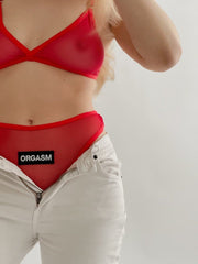 Orgasm Printed Panty Underwear snazzyway